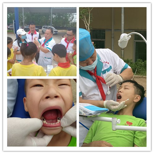 点亮梦想为苦志学校247名困境儿童送来近10万元学习物资和眼牙科保健服